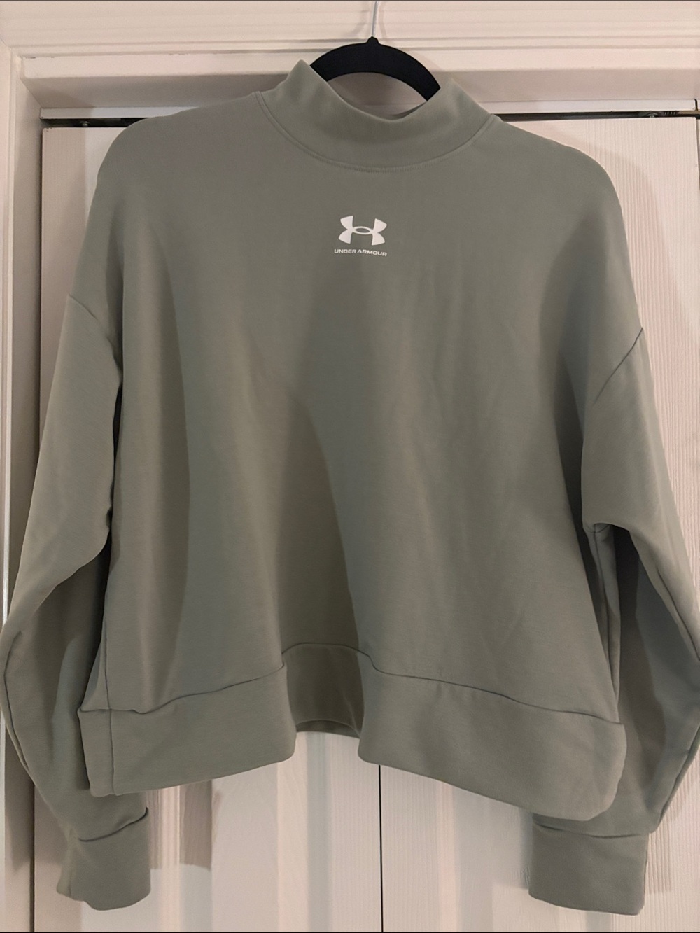 Under Armour Women's Sage Green Mock Neck Pullover